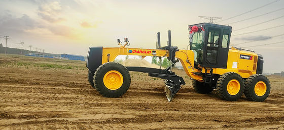 Changlin Kompakte Motor Grader Schwergeräte PY180H 180PS mit Balde 12 Fuß / 10 Fuß